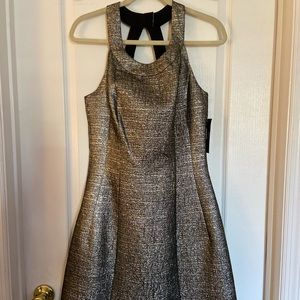 Black & Gold Shimmer Dress